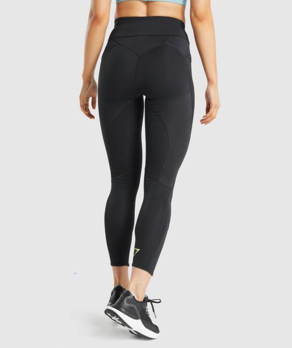 Damske Legíny Gymshark Pulse Čierne | HN8145730